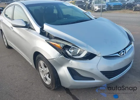 2015 Hyundai Elantra Se из США, поврежденный, VIN 5NPDH4AE7FH637345
